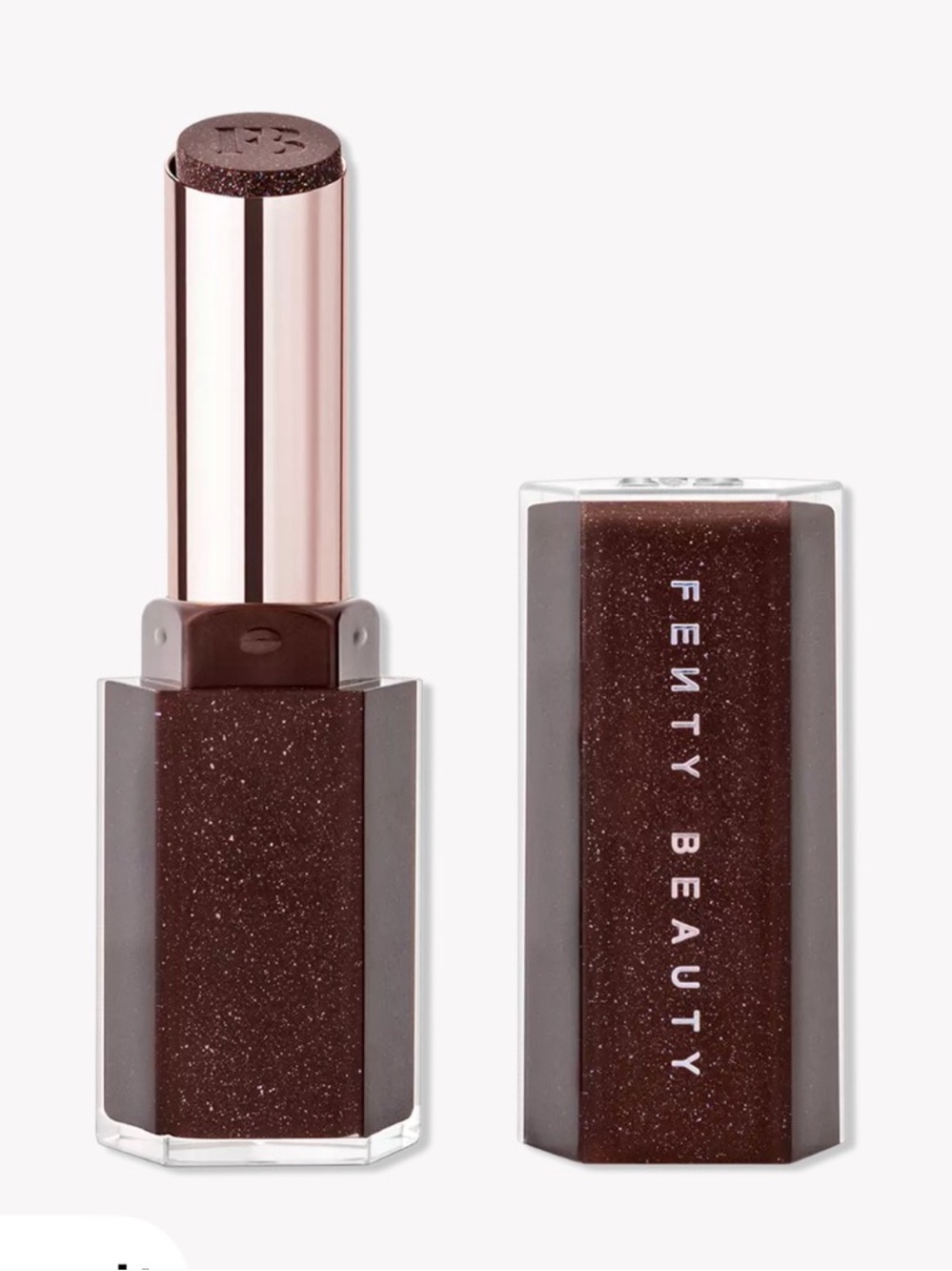 ♥️💖 Fenty Gloss Bomb Stix Hot Chocolit Shimmering Brown NWT